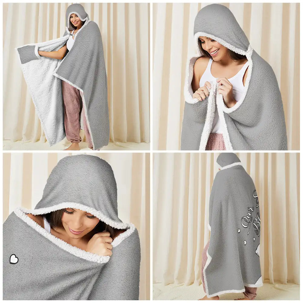 Our Snuggle Blanket - Personalized Wearable Hooded Blanket